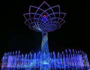 طراحی بی نظیر آب نما در نمایشگاه expo milan در ایتالیا  با نام درخت زندگی