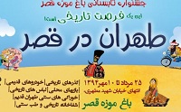 ویژه برنامه تابستانی باغ موزه قصر با عنوان "طهران در قصر"  از 25 مرداد تا اوایل مهرماه به مدت 45 شب برگزار می گردد.