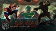 هنر مفهومی برای پارک موضوعی مارول (MARVEL )دوبی با اسپایدر من و هالک 